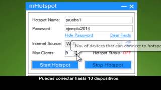 mHotspot – Router virtual WiFi – Vista Previa Descargar [upl. by Dis]