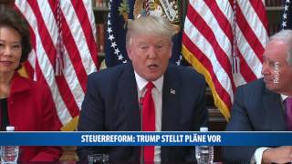 Steuerreform Trump stellt Pläne vor [upl. by Meares750]