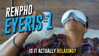 Renpho Eyeris 1 Eye Massager Full Experience [upl. by Orlena]