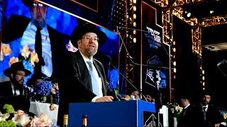 Mir Dinner 2022  Shlomo Yehuda Rechnitz with intro from Harav Elya Brudny [upl. by Yliak]