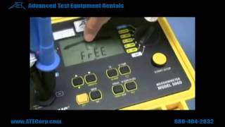 How to use the AEMC 5060 Megohmmeter Megger Operation and Data Storage Retrieval YouTube [upl. by Dnalor136]