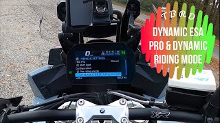 2020 BMW S1000XR Dynamic ESA Pro and Dynamic Pro Riding [upl. by Nottap926]