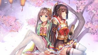 Nightcore  Yume To Hazakura Lyrics 「 Japanese Music 」 [upl. by Ainoyek]