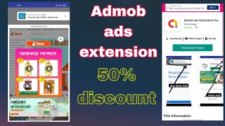 Admob ads extension for kodular and 50 Discount  show admob native and video ads admobads [upl. by Annibo]