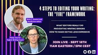 4 Steps to Editing Your Writing The FIRE Framework [upl. by Jasen546]