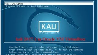 Kali 20171 Installation in Oracle VM virtualbox  How to add Ova file of kali linux in virtual box [upl. by Siwel]