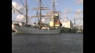 GORCH FOCK ein seltener Gast im NordOstseeKanal [upl. by O'Donoghue]