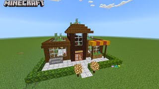 BUILDING A BEAUTIFUL FLOWER SHOP IN MINECRAFT viral trending [upl. by Arinaj]