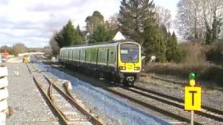 Irish Rail 29000 DMU 29009 arrives at Hazelhatch [upl. by Yeldarb]