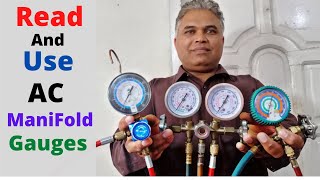 How to Use amp Read AC Manifold Gauges [upl. by Tavi]