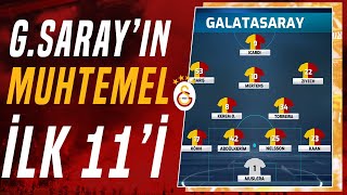 Galatasarayın Şampiyonluk Maçına Çıkacağı Karagümrük Maçındaki Muhtemel İlk 11i [upl. by Aicsila953]