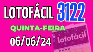 Resultado Lotofácil de hoje  Resultado da Lotofácil concurso 3122 [upl. by Oettam]