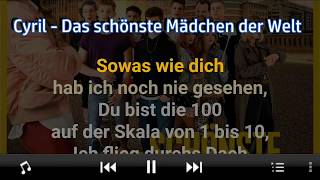 🎵 Das schönste Mädchen der Welt SingAlong Lyrics [upl. by Ziladnerb]