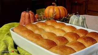 Big Fluffy NoFuss Dinner Rolls  Holiday Ready ❤️ [upl. by Pond]