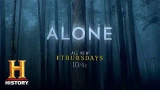 Alone Dropped Into the Wilderness Official Trailer  History [upl. by Drawe966]