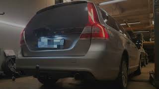 VOLVO V70 D5 Muffler delete 0816 [upl. by Dwane100]