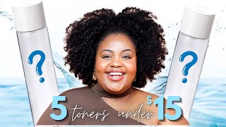 TOP FIVE Hydrating Toners for ALL Skin Types  Under 15  PERFECT FOR EVERY SEASON [upl. by Cacilie]