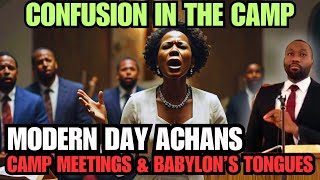 Confusion In The Camp Modern Day Achans Camp Meetings amp Babylon’s Tongues [upl. by Noloc]