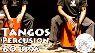 Play along drums flamenco tangos 60 bpm  Ritmo Para Tocar flamenco tangos 60 bpm [upl. by Mimi]