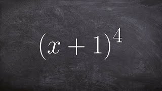 Use binomial expansion to expand a binomial to the fourth power [upl. by Refinej]