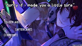 Receiving Aftercare from your Boyfriend M4F SPICY Affection Aftercare SleepAid bf asmr [upl. by Aillicsirp]