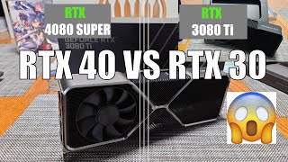 RTX 4080 SUPER vs RTX 3080 Ti [upl. by Deidre205]