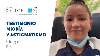 👁️‍🗨️ Testimonio Miopía y Astigmatismo  Cirugía PRK  Dr Gabriel Oliveros [upl. by Alomeda344]