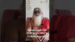 സുഷുമ്നക്കുള്ളിലാണ് സർവ്വപ്രപഞ്ചവും സ്ഥിതിചെയ്യുന്നത്  swamianandaghori ananddham aghori guru [upl. by Hana]