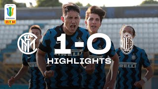 INTER 10 AC MILAN  PRIMAVERA HIGHLIGHTS  Satriano and Stankovic decide the Derby 🇺🇾⚫🔵🎉 [upl. by Cowen]