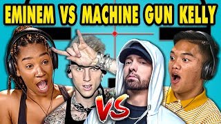 Teens React to EminemMachine Gun Kelly Diss Tracks [upl. by Hecker]