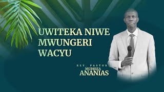 UWITEKA NIWE MWUNGERI WACYU WITH REV PASTOR ANANIAS MUHOZA HEALING CHURCH INTERNATIONAL 31122023 [upl. by Malvia]