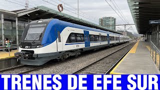 EFE Sur  Trenes SFE100  SFE200 y UT440 Marzo 2023 [upl. by Odin]