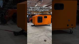 Removable Camper Pod for Utility Trailer [upl. by Towny]