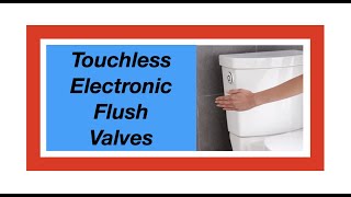 Touchless Flush Valve  Electronic Toilet Flush Valve [upl. by Plume820]