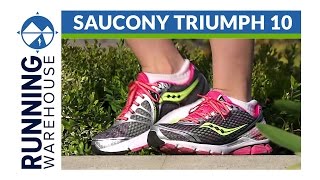 Saucony Triumph 10 Shoe Review [upl. by Ynoble]