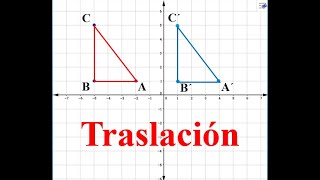 Traslación Transformaciones Geométricas Paso a Paso [upl. by Yddub]