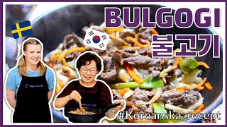 Laga bulgogi tillsammans med en koreansk mormor  Koreanska recept  Koreansk mat [upl. by Roots]