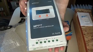 EPEVER Tracer 40 Amp MPPT Solar Charge Controller Install In RV [upl. by Ringo]