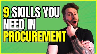 9 Procurement Skills You Need To Know [upl. by Ennaimaj]