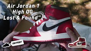 2023 ON FEET Air Jordan 1 High OG quotLost amp Foundquot REVIEW [upl. by Ahsiei53]