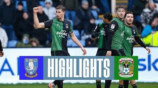 Sheffield Wednesday v Coventry City highlights [upl. by Stanislas]