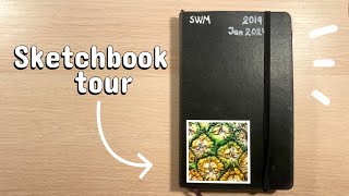 Moleskine Sketchbook tour 20192024 [upl. by Combes48]