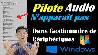 REPARER AUCUN PERIPHERIQUE AUDIO NEST INSTALLE SUR MON PC WINDOWS 10 [upl. by Uis]