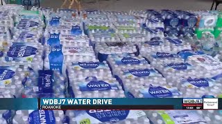 WDBJ7 Water Bottle Drive [upl. by Renell]