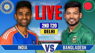 India vs Bangladesh 2nd T20  Live Match Score amp Commentary  IND vs BAN Live Match  IND vs BAN [upl. by Fin]