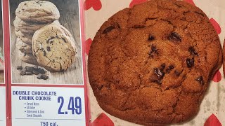 Costco Double Chocolate Chunk Cookie from the Food Court [upl. by Nevs899]