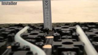 How to retrofit Underfloor Heating with Uponor Minitec [upl. by Narud]