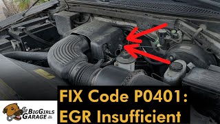 EGR Clean Up Fix Code P0401 EGR Insufficient Ford F150 [upl. by Navannod]