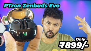 PTron Zenbuds Evo ENC Mic With 45ms Low Latency Gaming Earbuds [upl. by Ilah]