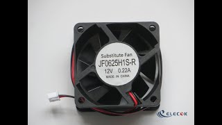 JF0625H1SR 12V 022A 2wires Fan Substitute [upl. by Frechette]